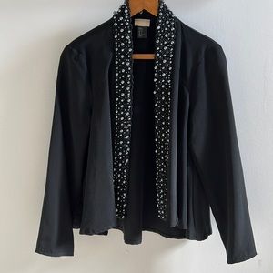 H&M Beaded Open Jacket (NWOT)